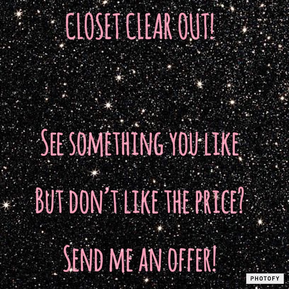 Closet clear out!